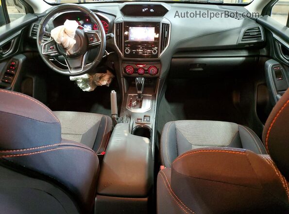 JF2GTACC2KH221722 2019 SUBARU CROSSTREK Blue Vista del salpicadero
