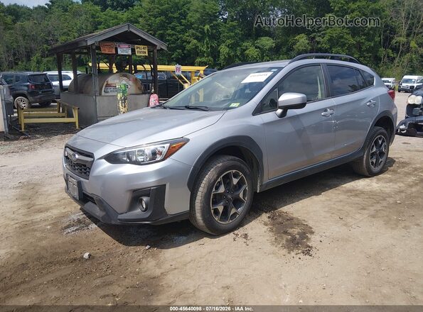 JF2GTACC2LG244330 2020 SUBARU CROSSTREK Light Blue წინა მარცხენა ხედი სამი მეოთხედიდან