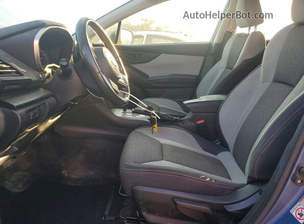 JF2GTACC3K8327547 2019 SUBARU CROSSTREK Blue Vista interior delantera