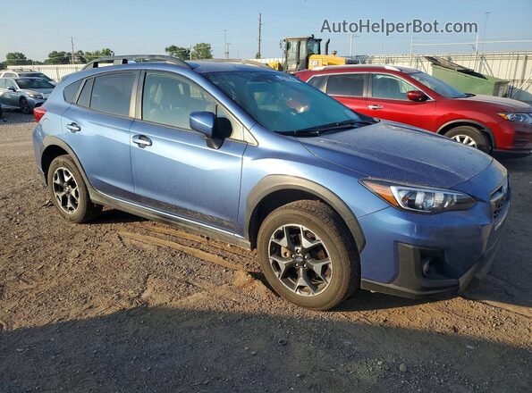 JF2GTACC3K8327547 2019 SUBARU CROSSTREK Blue Delantero derecho