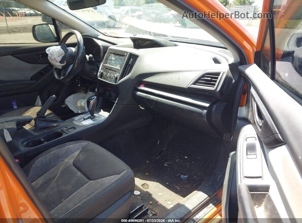 JF2GTACC3K8344607 2019 SUBARU CROSSTREK Оранжевый Вид салона спереди