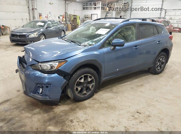 JF2GTACC3KH351508 2019 SUBARU CROSSTREK Blue Przód lewy