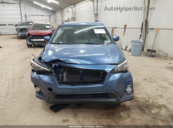 JF2GTACC3KH351508 2019 SUBARU CROSSTREK Blue Widok zestawu wskaźników