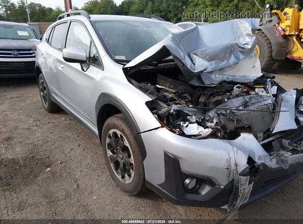 JF2GTACC3M9229387 2021 SUBARU CROSSTREK Silver Դիմացի տեսք