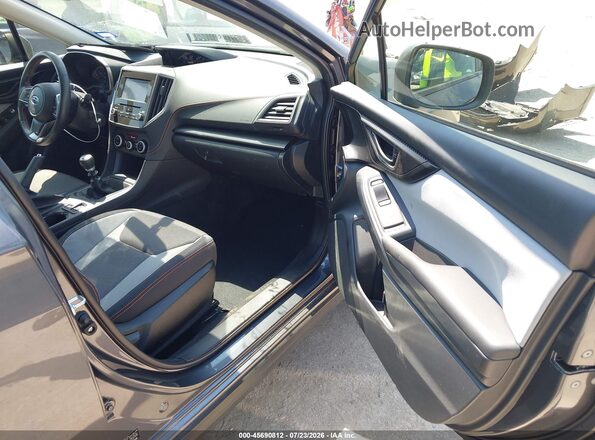 JF2GTACC3P9328408 2023 SUBARU CROSSTREK Black წინა სალონის ხედი