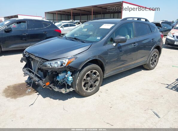 JF2GTACC3P9328408 2023 SUBARU CROSSTREK Black წინა მარცხენა ხედი სამი მეოთხედიდან