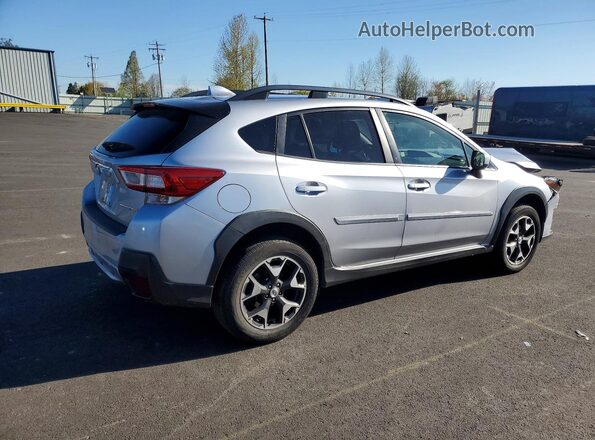 JF2GTACC4J8251691 2018 SUBARU CROSSTREK Silver Trasero derecho