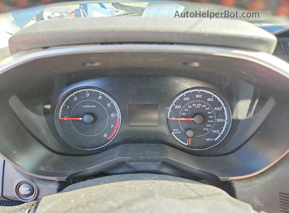 JF2GTACC4K8292713 2019 SUBARU CROSSTREK Blue Instrument cluster view