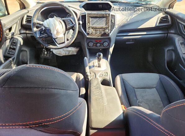 JF2GTACC4K8292713 2019 SUBARU CROSSTREK Blue Dashboard view
