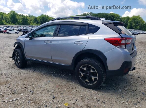 JF2GTACC4K9344240 2019 SUBARU CROSSTREK Silver Trasero izquierdo
