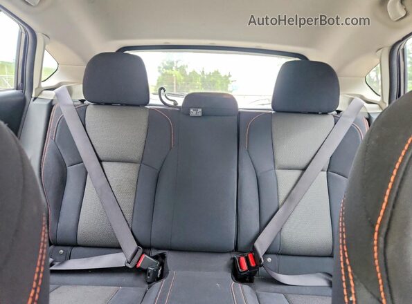 JF2GTACC4KH202427 2019 SUBARU CROSSTREK Charcoal Rear seats view