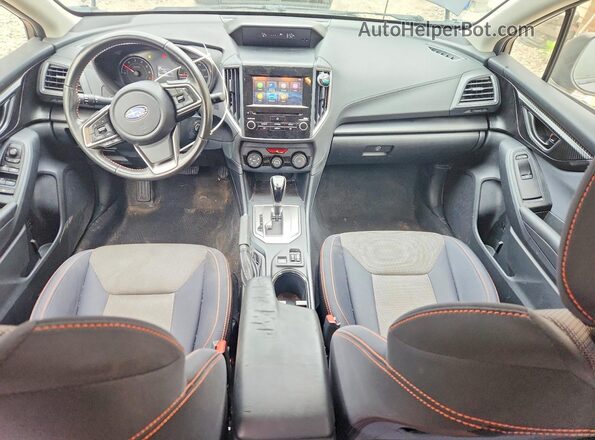 JF2GTACC4KH202427 2019 SUBARU CROSSTREK Charcoal Dashboard view