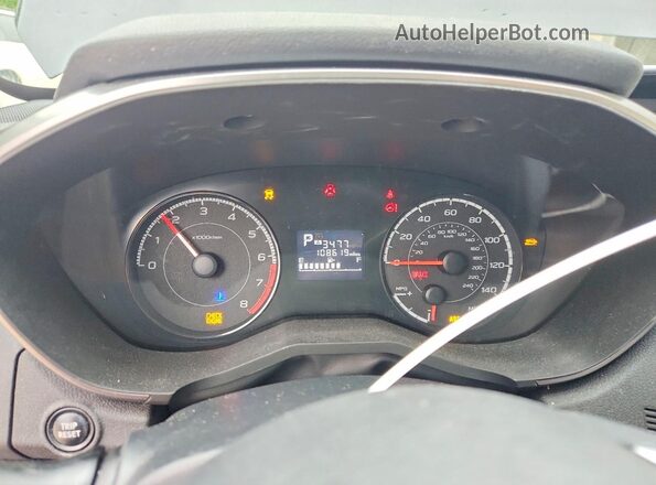 JF2GTACC4KH202427 2019 SUBARU CROSSTREK Charcoal Instrument cluster view