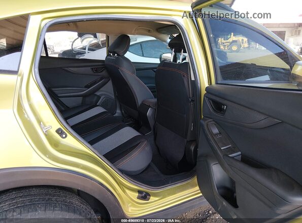 JF2GTACC5MG382722 2021 SUBARU CROSSTREK Yellow VIN კოდის სტიკერის ხედი
