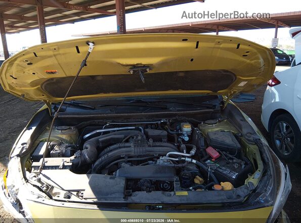 JF2GTACC5MG382722 2021 SUBARU CROSSTREK Yellow უკანა ხედი