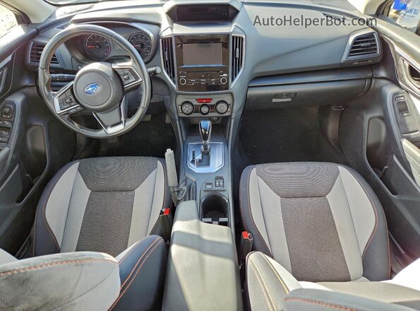 JF2GTACC6K8331298 2019 SUBARU CROSSTREK Charcoal წინა პანელის ხედი