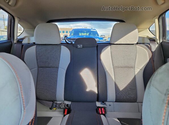 JF2GTACC6K8331298 2019 SUBARU CROSSTREK Charcoal უკანა სავარძლების ხედი