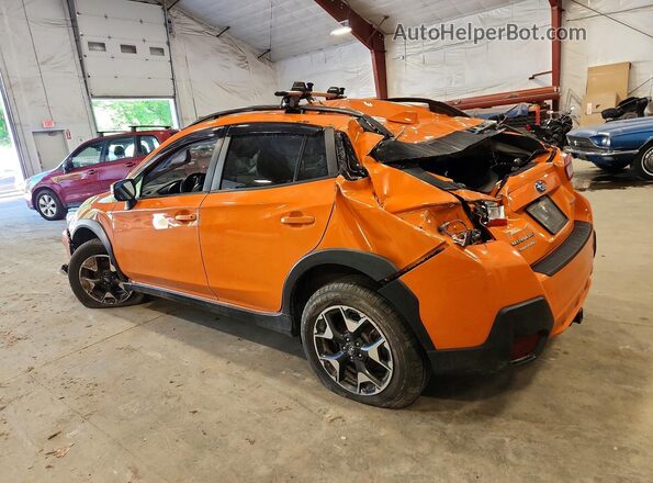 JF2GTACC6K8341099 2019 SUBARU CROSSTREK Orange Trasero izquierdo