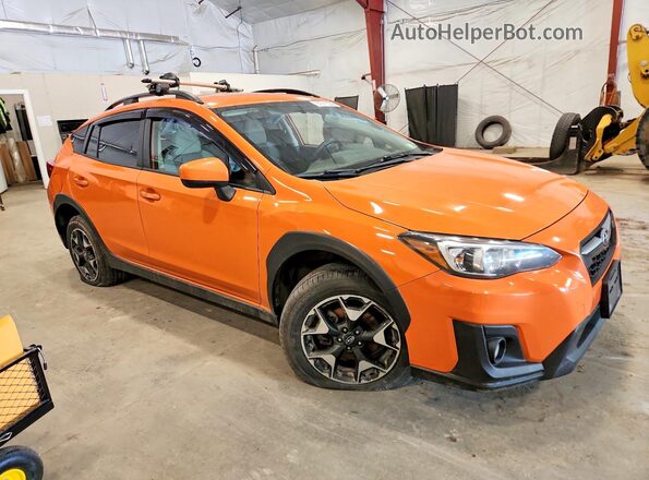 JF2GTACC6K8341099 2019 SUBARU CROSSTREK Orange Delantero derecho