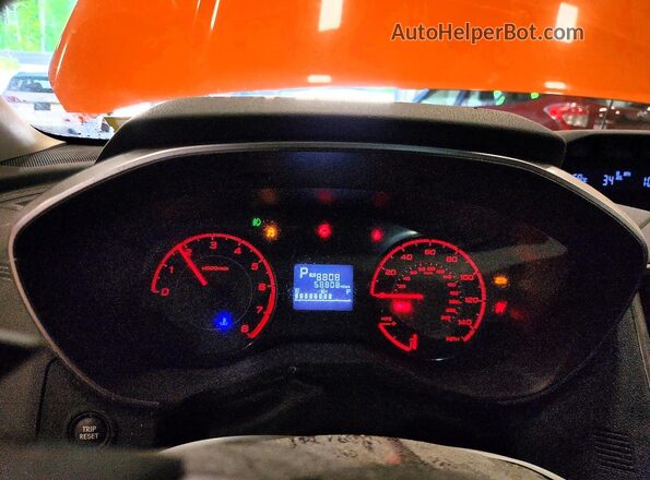 JF2GTACC6K8341099 2019 SUBARU CROSSTREK Orange Vista del cuadro de instrumentos