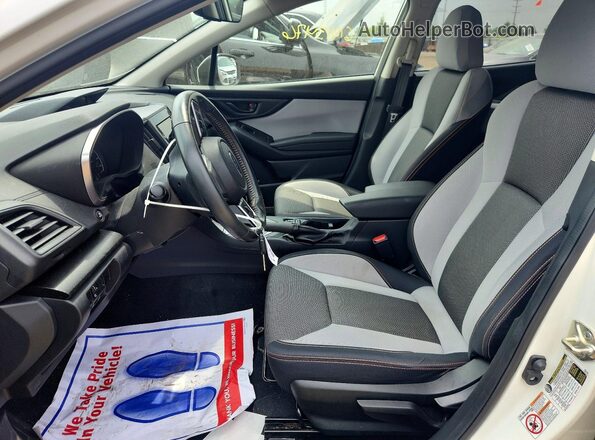 JF2GTACC6KH276755 2019 SUBARU CROSSTREK White Սալոնի դիմացի տեսք