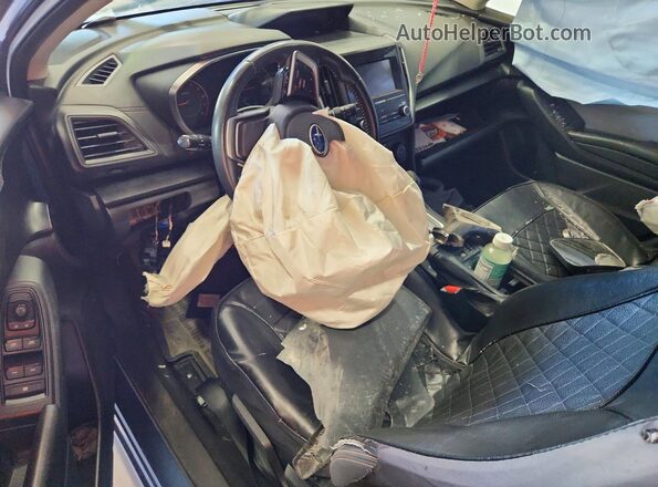 JF2GTACC7JH315352 2018 SUBARU CROSSTREK Blue Widok deski rozdzielczej