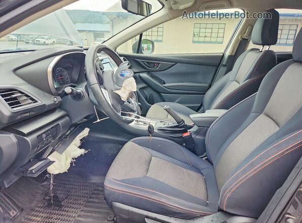 JF2GTACC7K8324120 2019 SUBARU CROSSTREK Gray Widok wnętrza z przodu