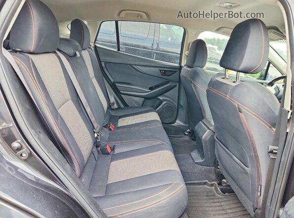 JF2GTACC7K8324120 2019 SUBARU CROSSTREK Gray Widok tylnych siedzeń