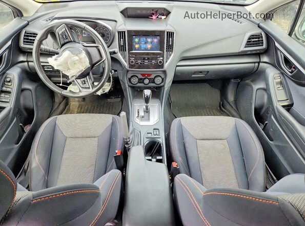 JF2GTACC7K8324120 2019 SUBARU CROSSTREK Gray Widok deski rozdzielczej