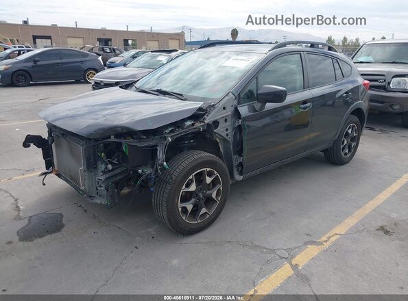 JF2GTACC7KH317216 2019 SUBARU CROSSTREK Gray Przód lewy