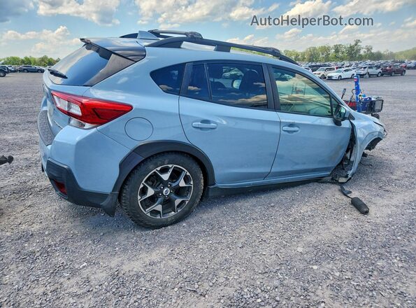 JF2GTACC8JH267652 2018 SUBARU CROSSTREK Blue Trasero derecho