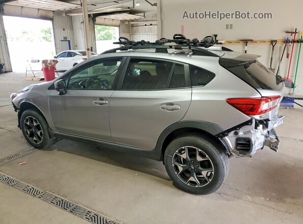 JF2GTACC8K8348135 2019 SUBARU CROSSTREK Silver Trasero izquierdo