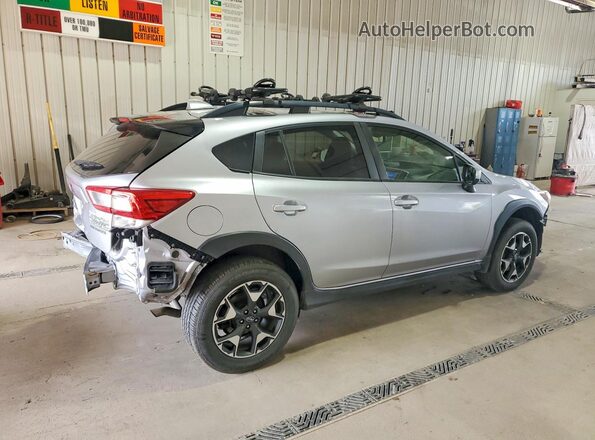 JF2GTACC8K8348135 2019 SUBARU CROSSTREK Silver Trasero derecho