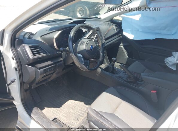 JF2GTACC8L9213751 2020 SUBARU CROSSTREK White Вид салону спереду
