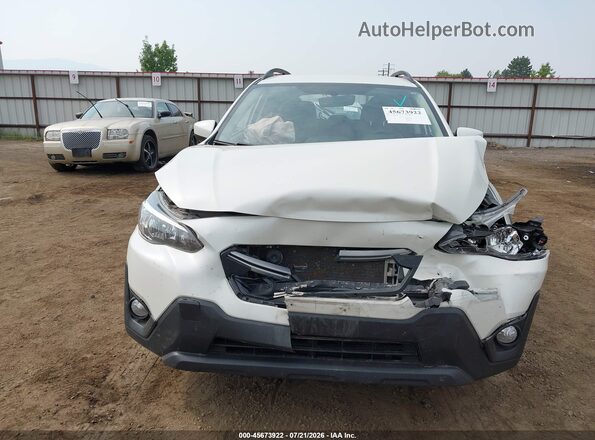 JF2GTACC8N9218709 2022 SUBARU CROSSTREK White Vista frontal