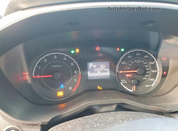 JF2GTACC9JH253470 2018 SUBARU CROSSTREK Blue ხელსაწყოთა პანელის ხედი