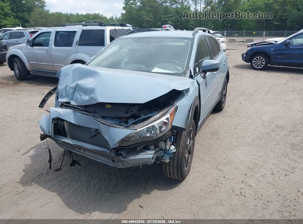 JF2GTACC9KG355603 2019 SUBARU CROSSTREK Blue Vista tres cuartos delantera izquierda