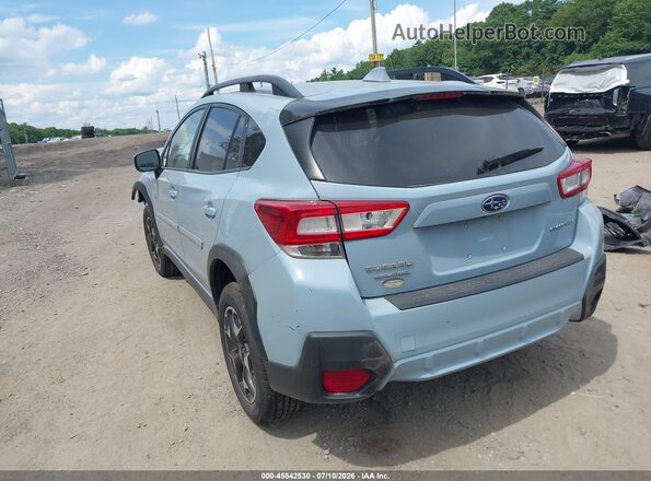 JF2GTACC9KG355603 2019 SUBARU CROSSTREK Blue Trasero izquierdo