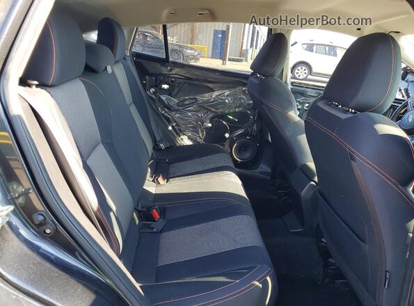 JF2GTACC9KH283229 2019 SUBARU CROSSTREK Gray Вид задніх сидінь