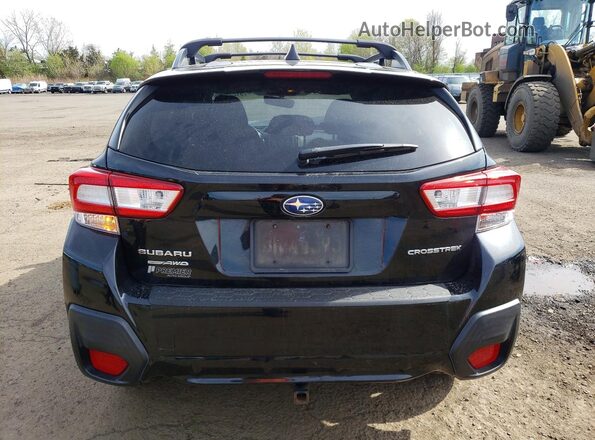 JF2GTACC9KH350878 2019 SUBARU CROSSTREK Black Հետևի տեսք