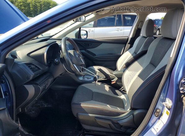 JF2GTACC9KH363680 2019 SUBARU CROSSTREK Blue წინა სალონის ხედი