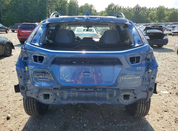 JF2GTACC9KH363680 2019 SUBARU CROSSTREK Blue უკანა ხედი