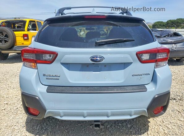 JF2GTACC9N9218685 2022 SUBARU CROSSTREK Blue Rear view