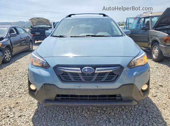 JF2GTACC9N9218685 2022 SUBARU CROSSTREK Blue Front view