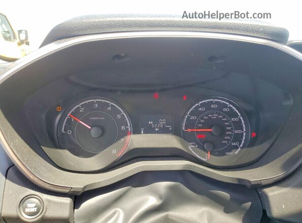 JF2GTACC9N9218685 2022 SUBARU CROSSTREK Blue Instrument cluster view