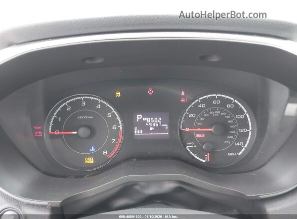 JF2GTACCXK8324161 2019 SUBARU CROSSTREK Silver Вид задніх сидінь
