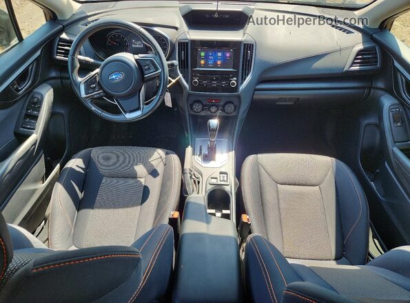 JF2GTACCXK8387616 2019 SUBARU CROSSTREK Blue Dashboard view