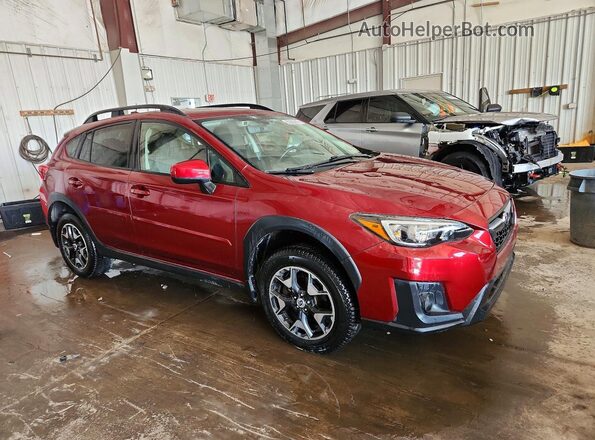 JF2GTADC0J8259026 2018 SUBARU CROSSTREK Red Передня права чверть