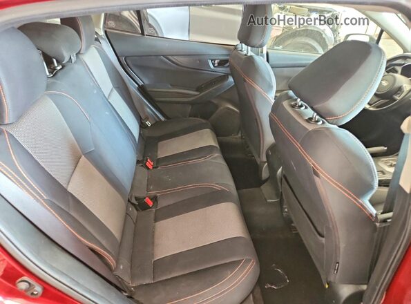 JF2GTADC0J8259026 2018 SUBARU CROSSTREK Red Вид задніх сидінь