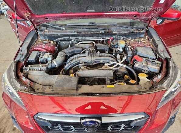 JF2GTADC0J8259026 2018 SUBARU CROSSTREK Red Вид задньої частини салону